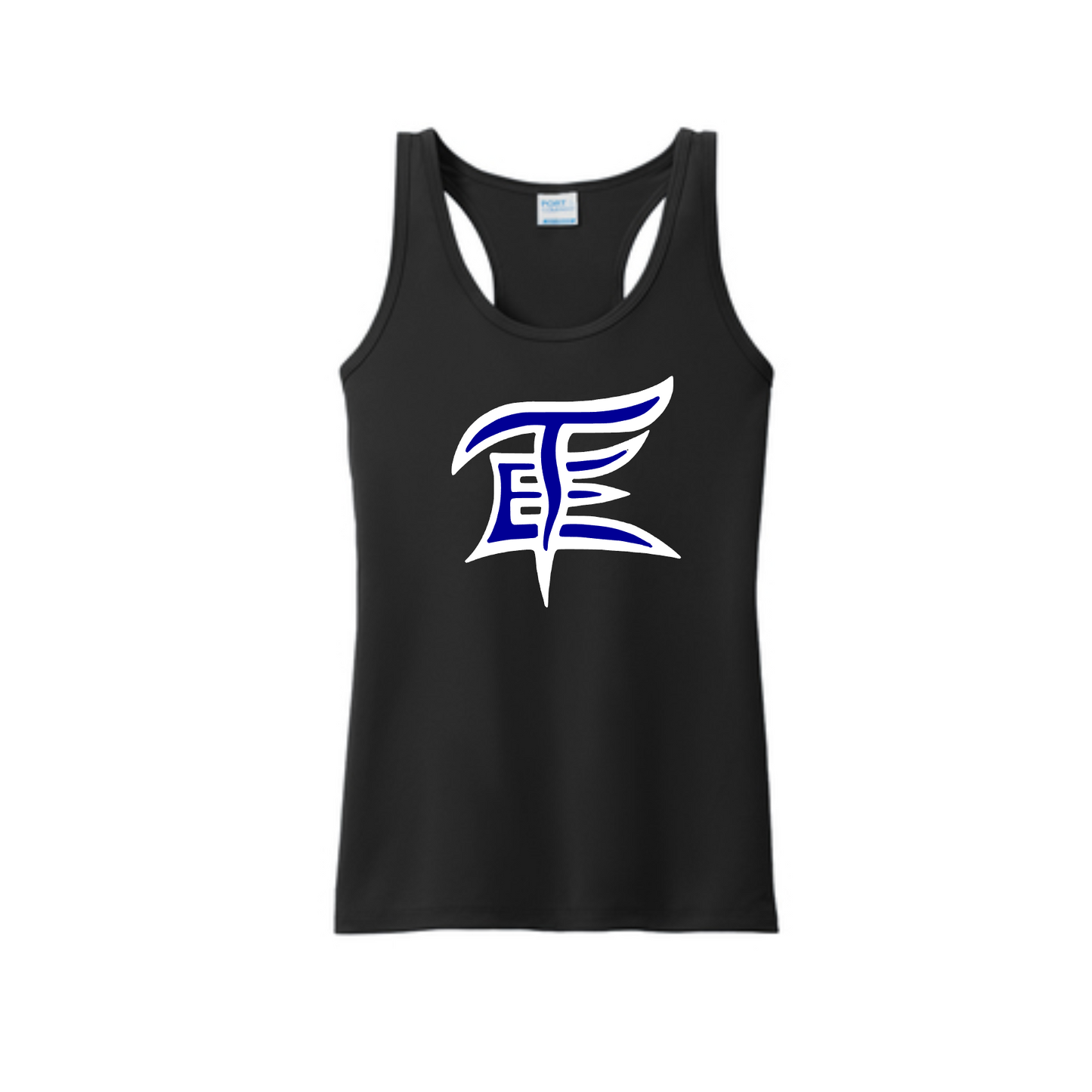 East Texas Elite Logo Baseball Tank Top, Elite Baseball Black Tank, Royal Blue East Texas Elite Baseball Tank