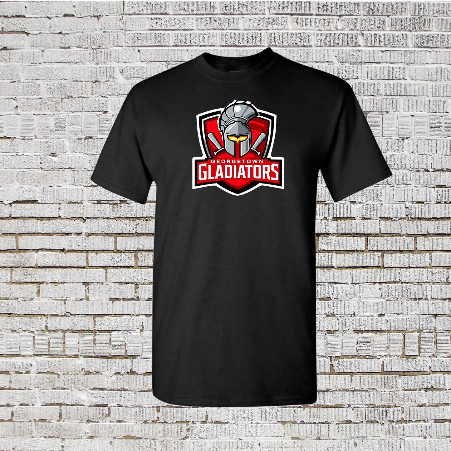 Georgetown Gladiators Tee, Gladiators Baseball Shirt, Short Sleeve Gladiators Drifit Shirt