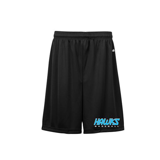 Hawks Baseball Shorts, Hawks Shorts, Hawks Baseball Pocketed Shorts