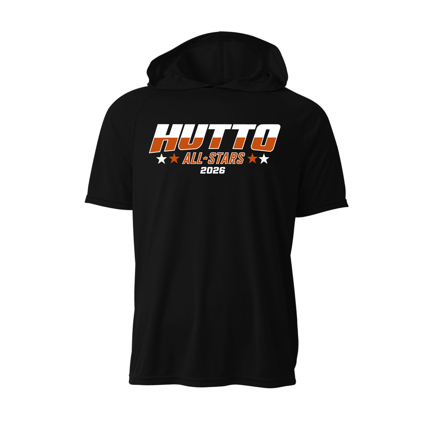 Hutto All-Stars 2026 Short Sleeve Performance Hoodie