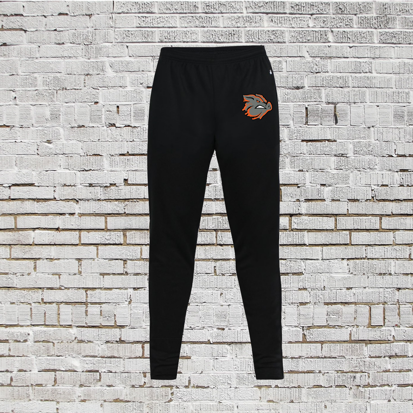 Black Joggers, Ironpigs Pants, Ironpigs Baseball Jogger Pants