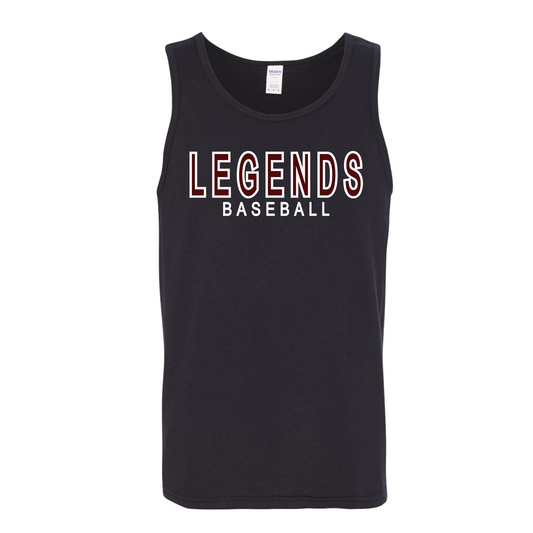 Black Legends Baseball Tank Top, Legends Baseball Tank, Legends Baseball Spiritwear