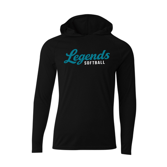 Legends Softball Hooded Long Sleeve Performance Shirt