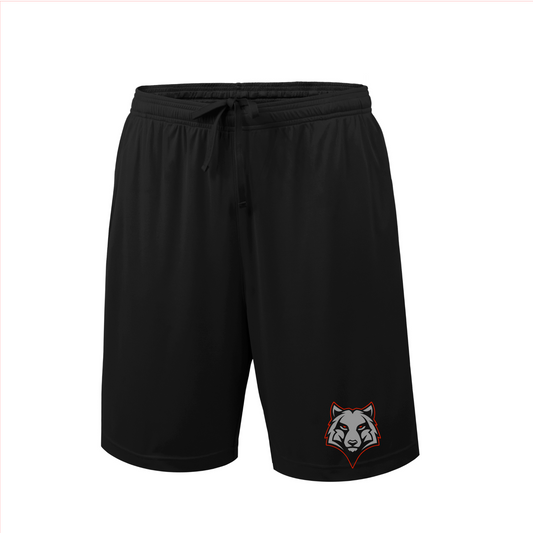 Black Wolves Training Shorts, Black Wolves Baseball Shorts, Mens Running Shorts