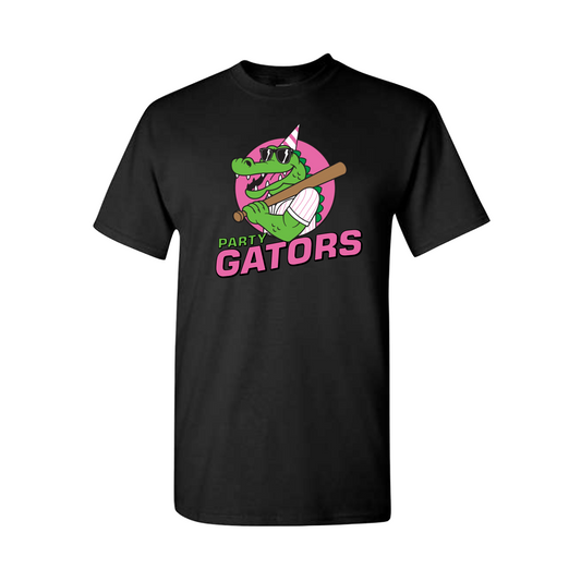 Party Gators Black Tshirt, Party Gators Baseball Tee, Party Gators Shirt
