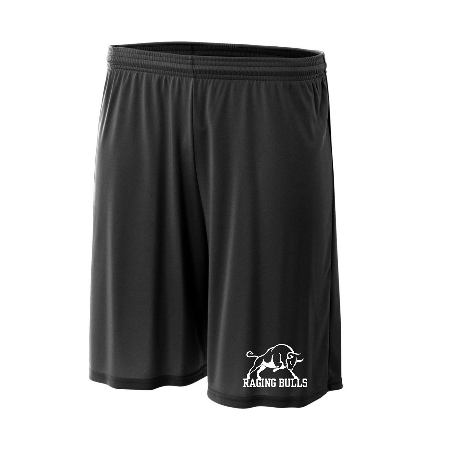 Raging Bulls Performance Black Athletic Shorts