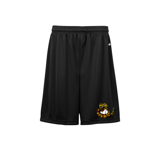 Rattlers Training Shorts, Black Baseball Shorts, Mens Running Shorts