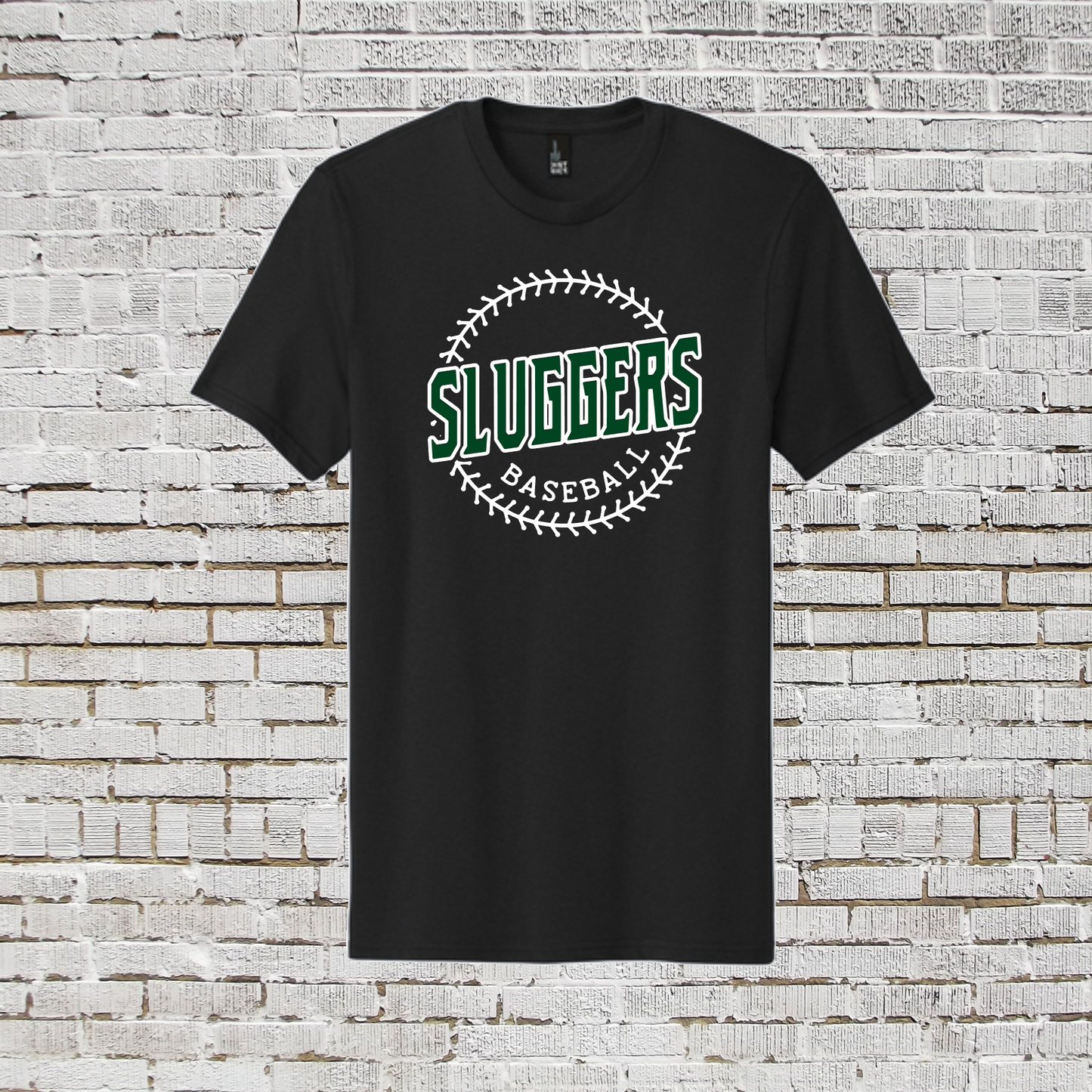 Georgetown Sluggers Black Tshirt, Sluggers Baseball Spiritwear