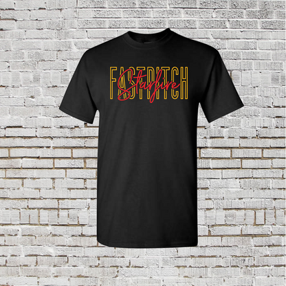 Bella and Canvas Starfire Fastpitch Tee, Starfire Fastpitch Tshirt, Starfire Softball Tee