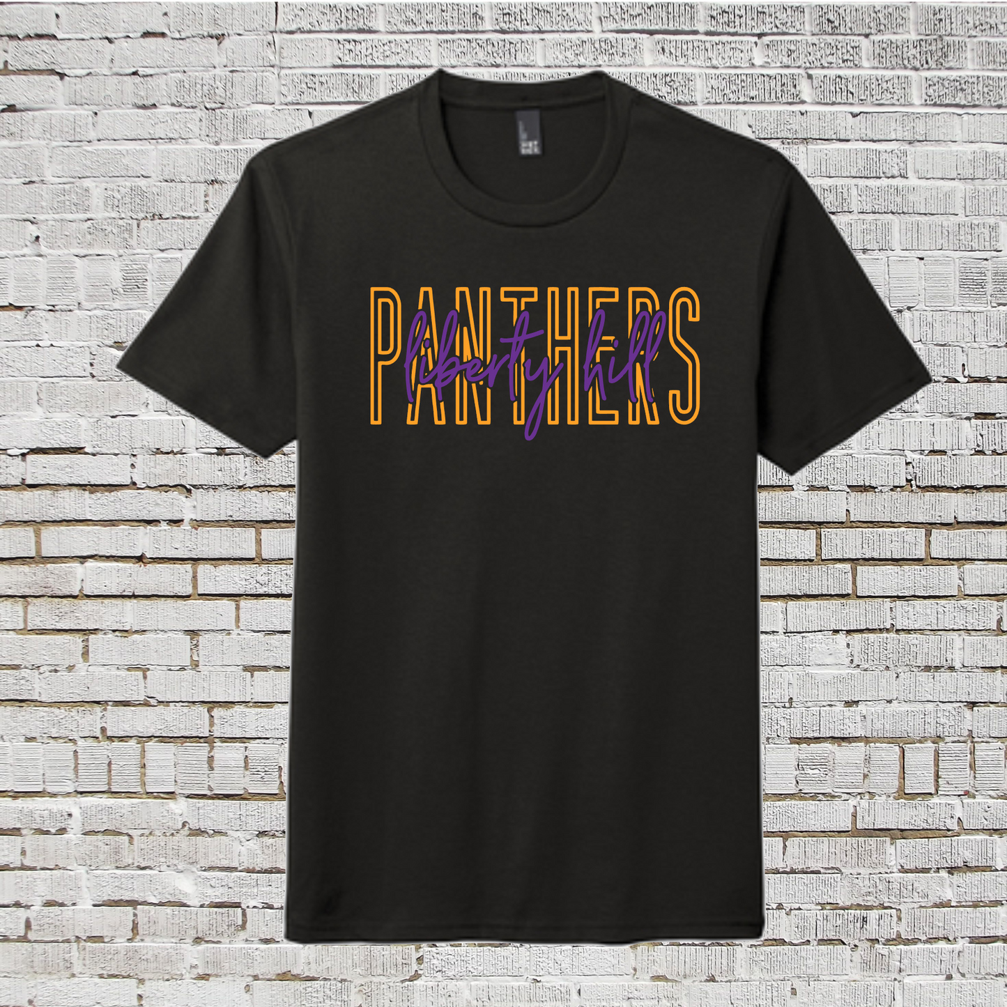 Liberty Hill Panthers Triblend Tee, Black Panthers Shirt, Liberty Hill Spiritwear