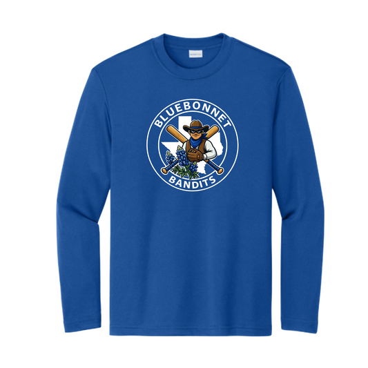 Royal Bluebonnet Bandits Baseball Long Sleeve Tee