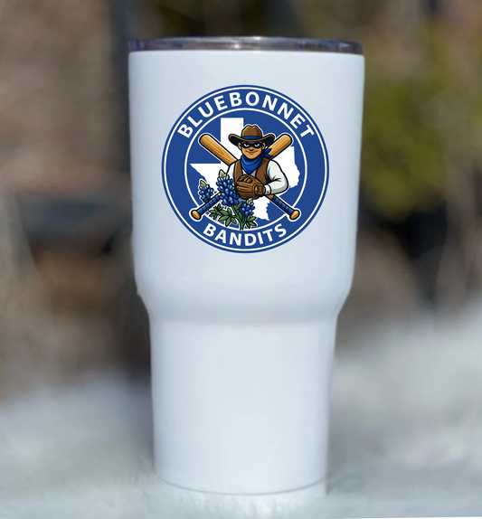 Bluebonnet Bandits Tumbler Sticker • Sports Team Decal • Water Bottle Sticker for Players & Moms
