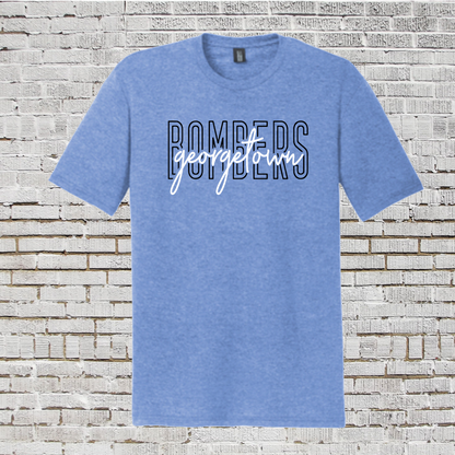 Bombers Baseball Triblend, Georgetown Bombers, Bombers Spiritwear