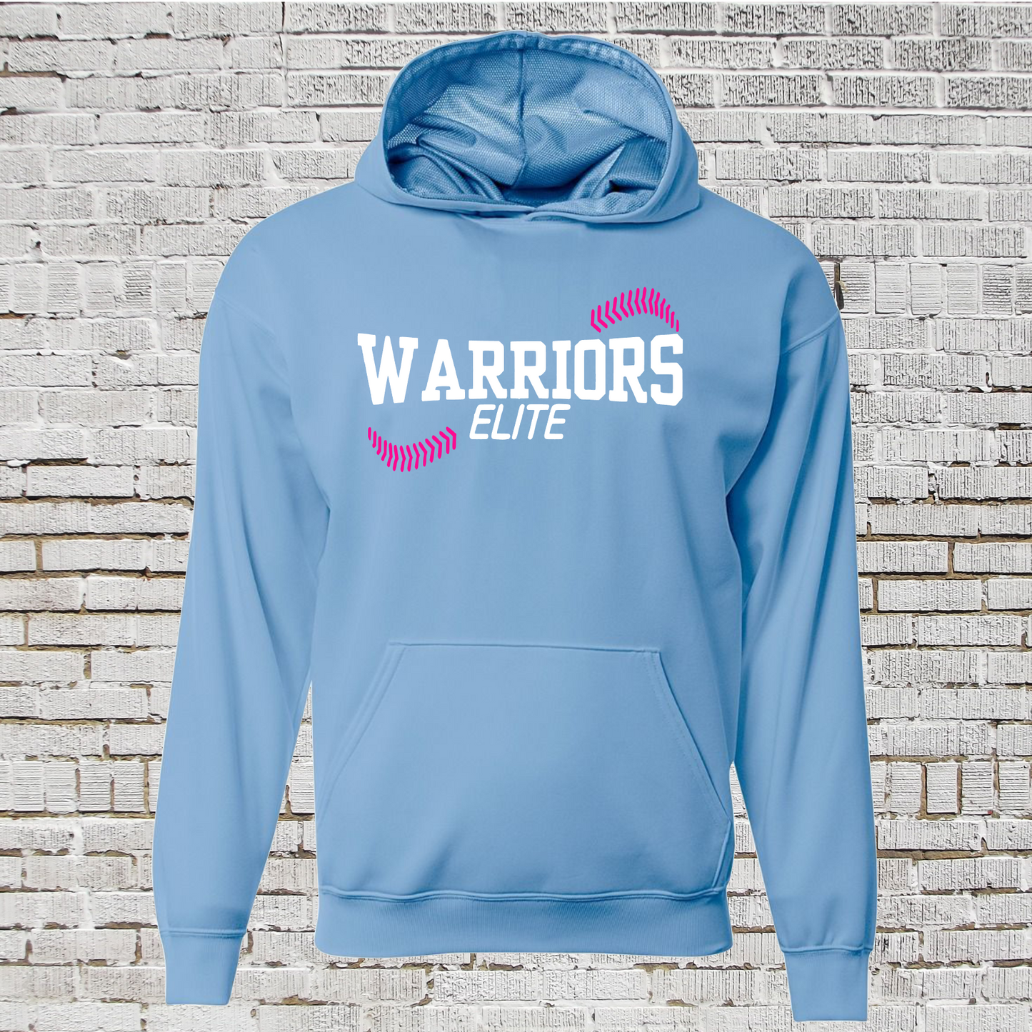 Warriors Elite Softball Hoodie, Blue Drifit Hoodie, Warriors Pink Sweatshirt