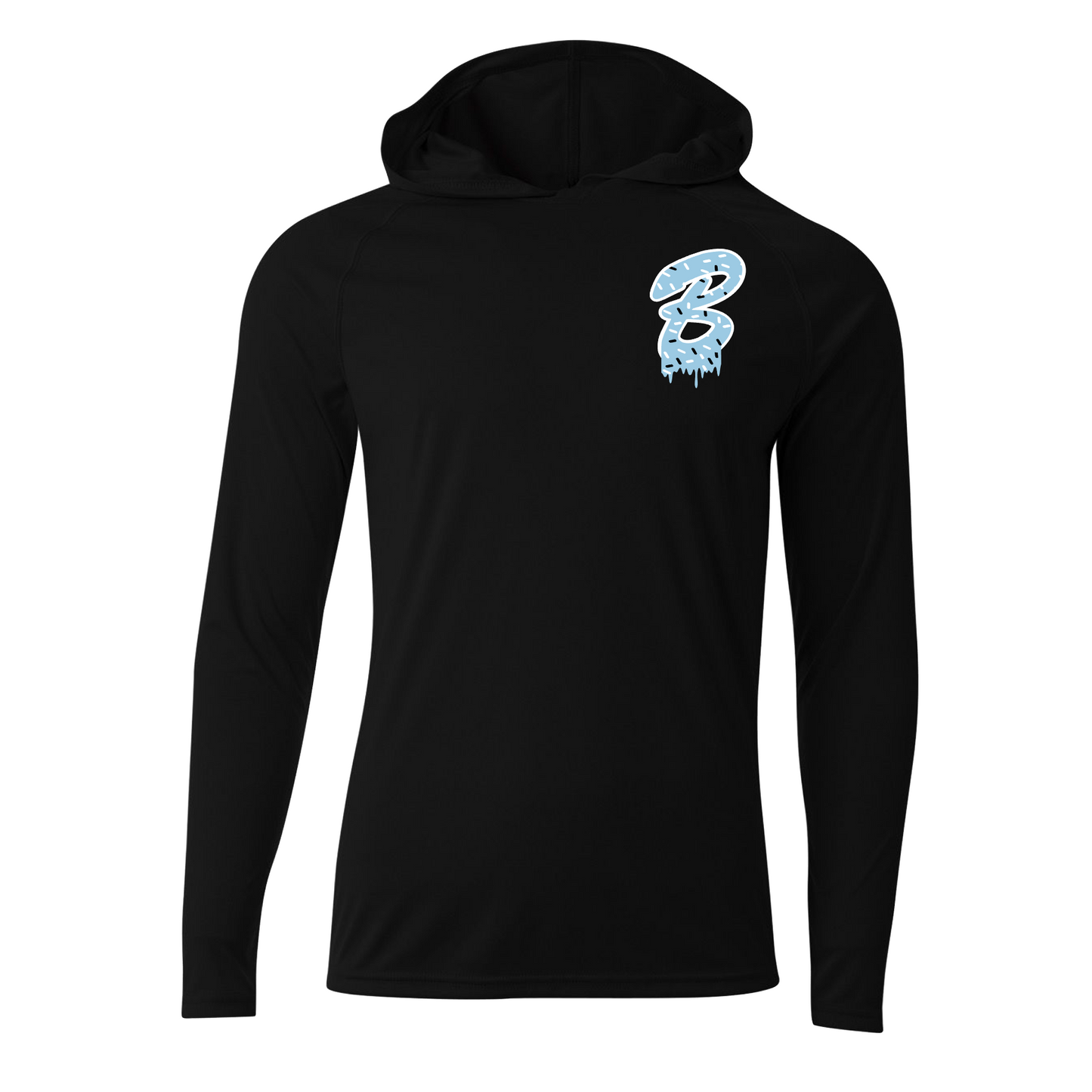 Bombers Drip Hoodie Tee, Bombers Ice Cream Drip Baseball Spirit Wear, Georgetown Bombers Drip