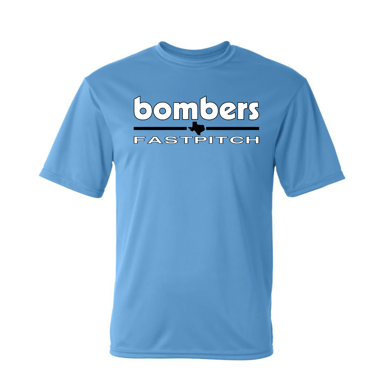 Blue Bombers Softball Shirt, Georgetown Bombers Logo Tee