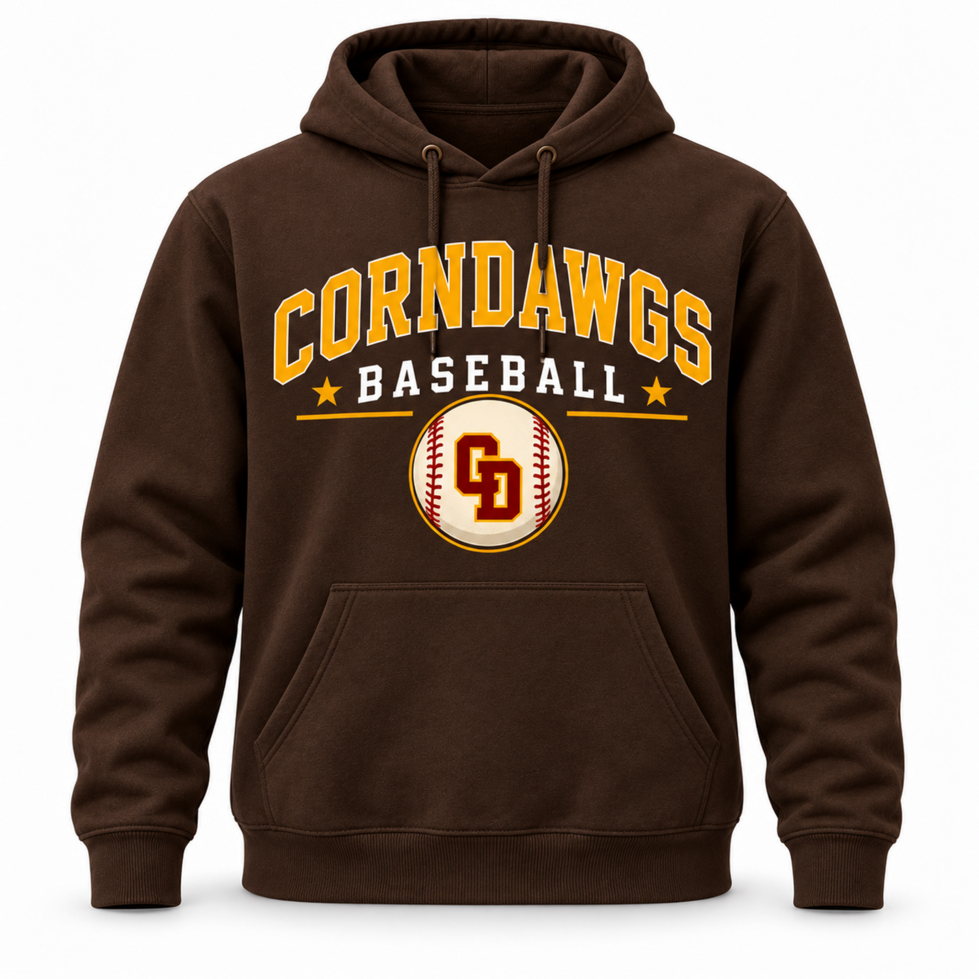 Brown Corndawgs Baseball Sweatshirt