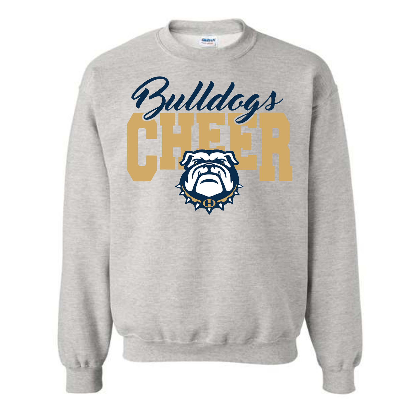 Bulldogs Cheer Sweatshirt, Bulldogs Spirit Wear, Hernandez Bulldogs Crewneck Sweatshirt