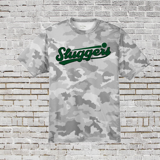 Camo Hex Sluggers Shirt, Sluggers Baseball Tshirt, Legends Baseball Drifit