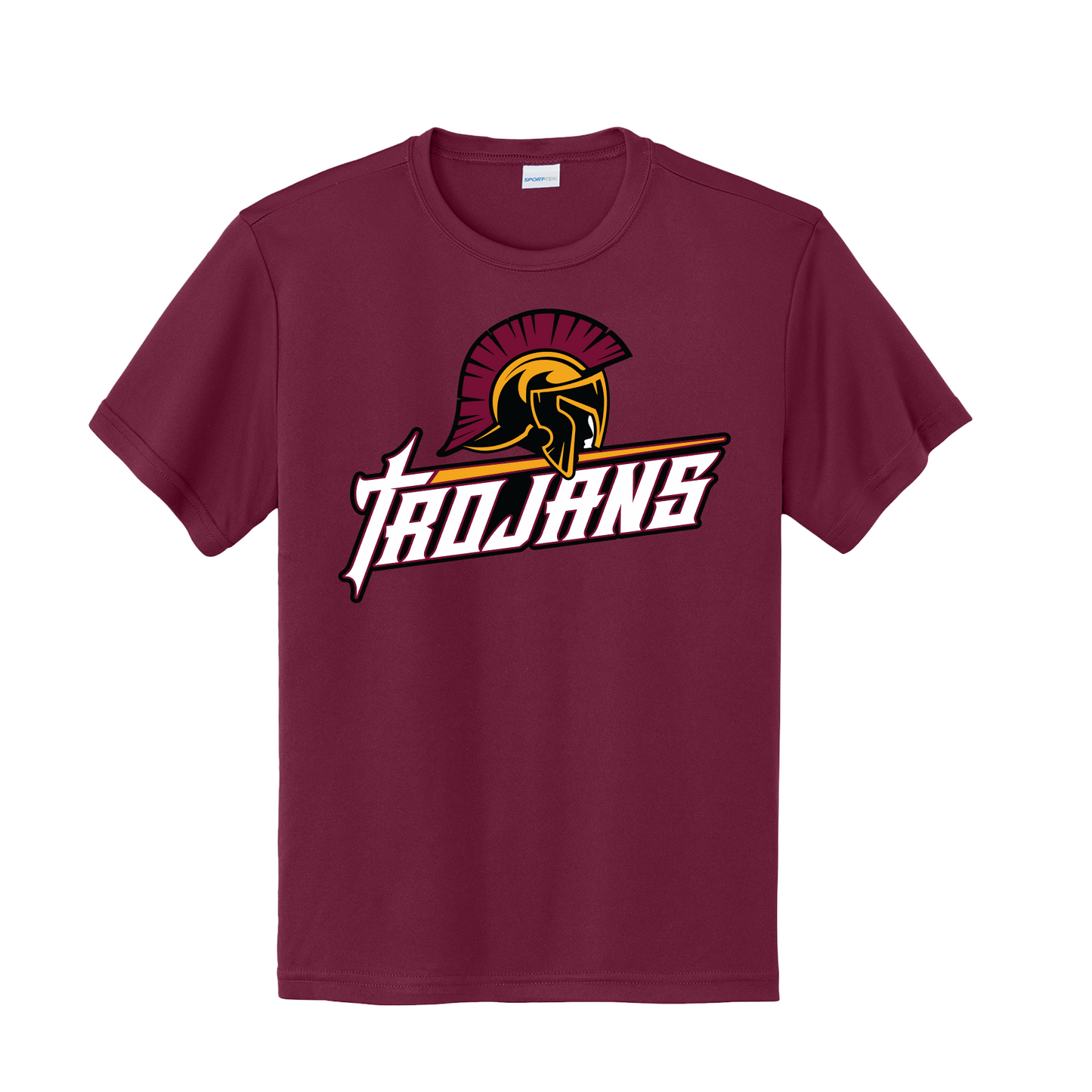 Gold Trojans Baseball Tee, Baseball Trojans Shirt, Trojans Drifit Shirt