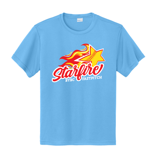Starfire Fastpitch Tee, Columbia Blue Starfire Softball Tshirt, Starfire Spiritwear