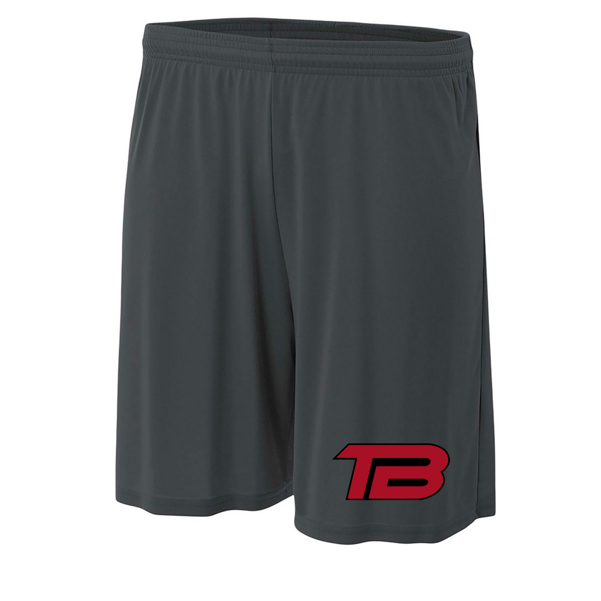 Test Baseball Charcoal Athletic Shorts