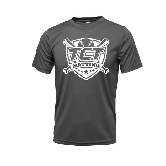 TCT Batting Performance Charcoal Dri-Fit Shirt
