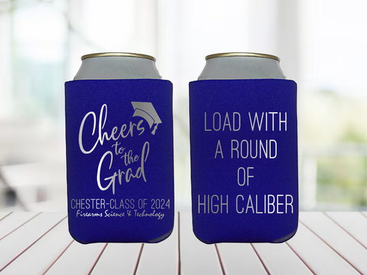 Cheers to the Grad, Graduation Can Cooler, Graduate Gift, Graduation Gift, Graduation Favor, Graduation Party, Custom Grad party, 2025 Can