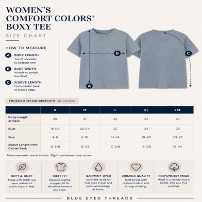 San Gabriel Aquatics Comfort Colors® Boxy Tee