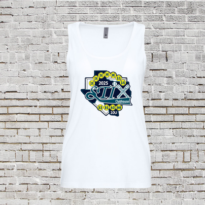 10u STIX Clubhouse Softball Pin Tee, White STIX Softball Tshirt, STIX Softball Pin Tank Top