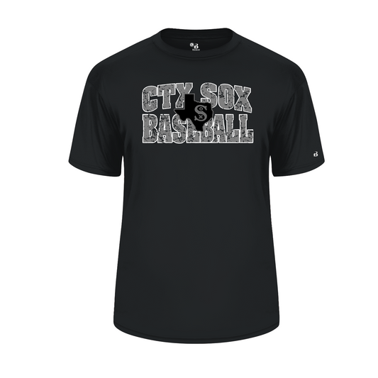 Black CTX Sox Baseball Drifit Tee