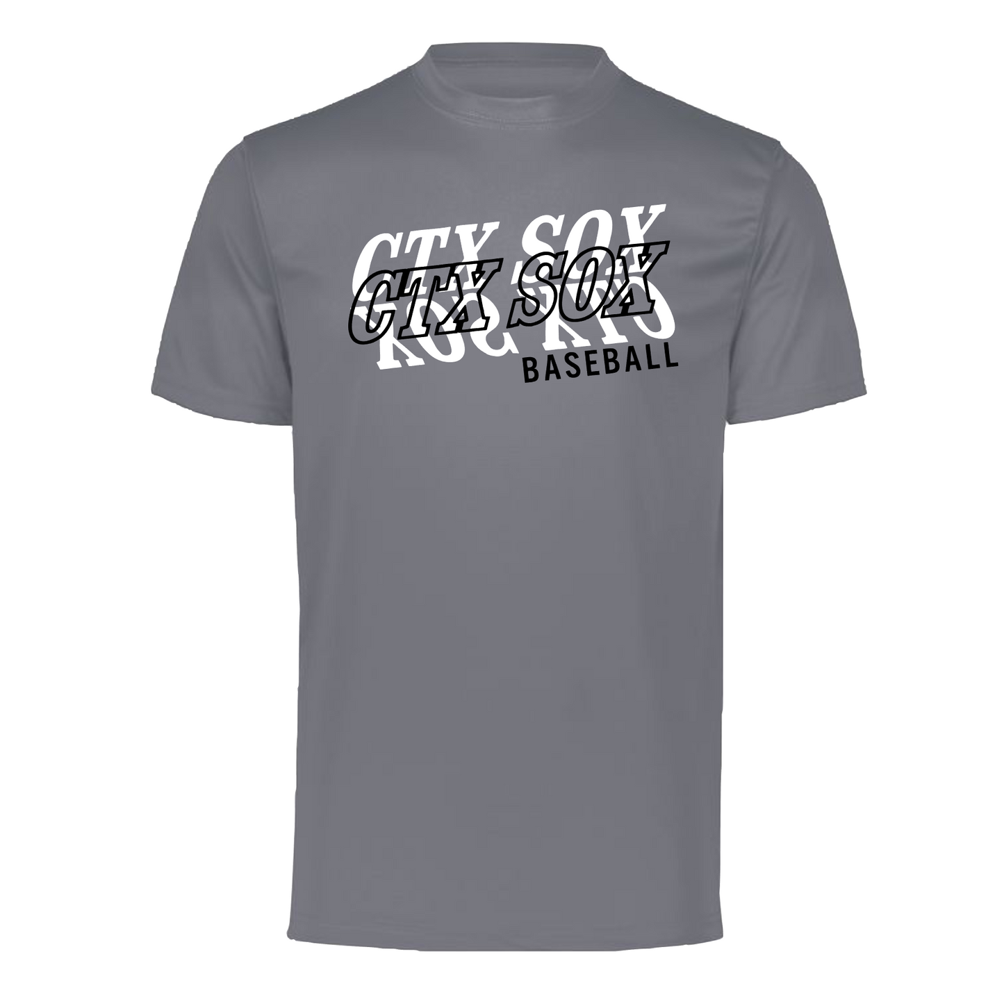 Gray CTX Sox Baseball Drifit Tee