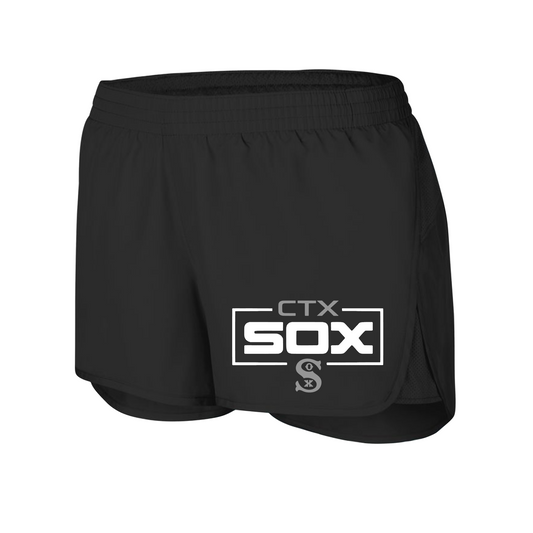 CTX Sox Womens Shorts, Sox Baseball Shorts, Ladies CTX Baseball Running Shorts