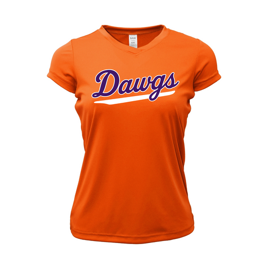 Women’s Texas Bulldogs Select Baseball V-Neck Shirt – Performance Moisture-Wicking Team Spirit Wear
