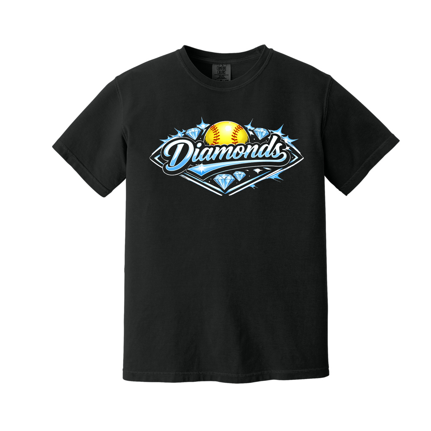Diamonds Softball Comfort Colors® Tee