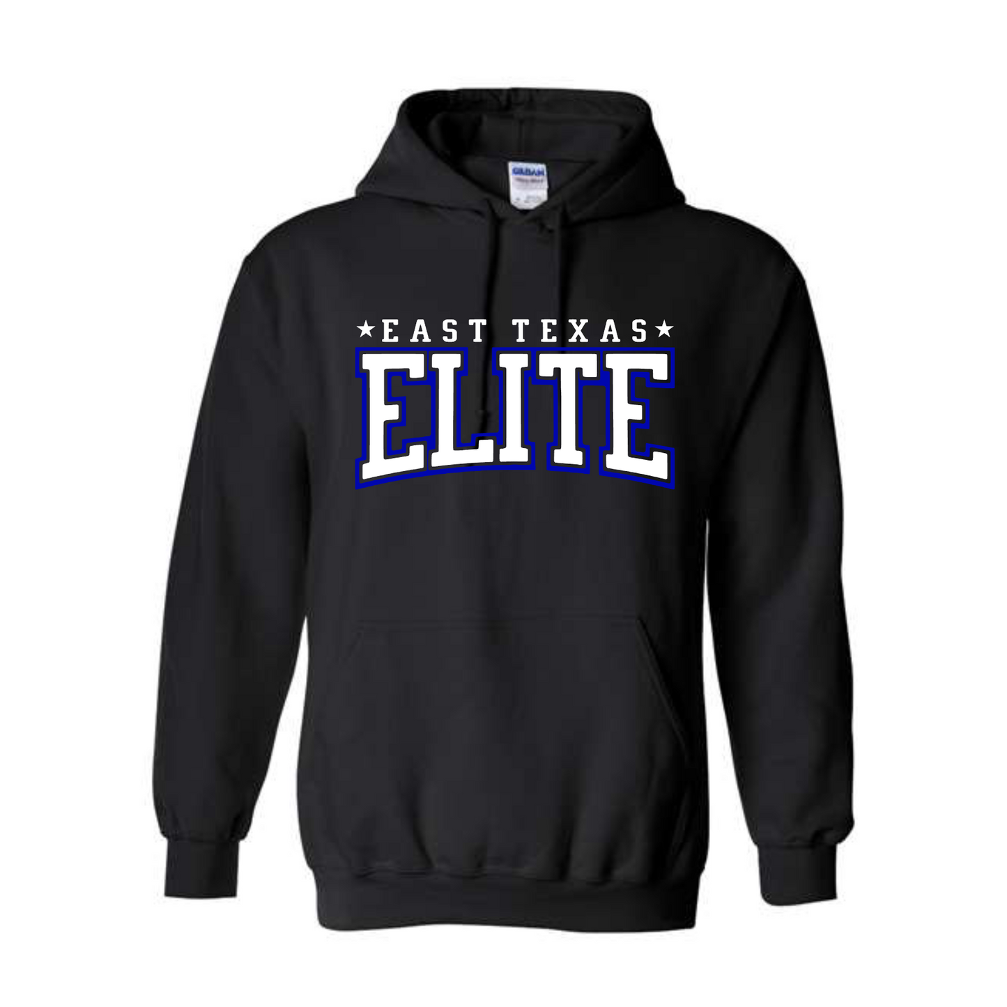 East Texas Elite Baseball Fleece Hoodie, Black Baseball Sport Tek Hoodie, East Texas Elite Baseball Top