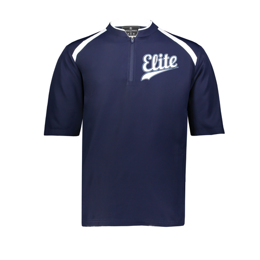 Elite Baseball Batting Jacket, Leander Elite Baseball Cage Shirt, Baseball Warmup Shirt