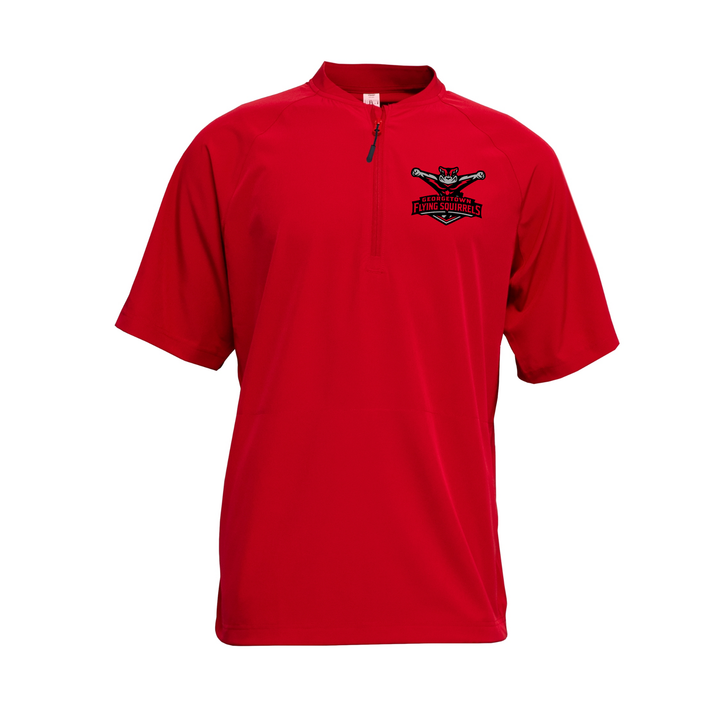 Short Sleeve Red Cage Jacket – Fly Squirrels Logo'd Jacket