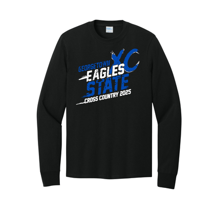 Blank Back Georgetown Eagles State XC Team Shirts, Eagles Cross Country Tshirts