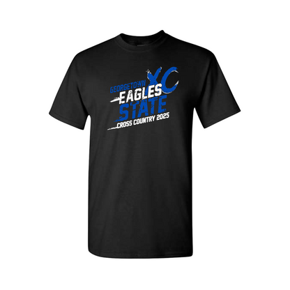 Blank Back Georgetown Eagles State XC Team Shirts, Eagles Cross Country Tshirts