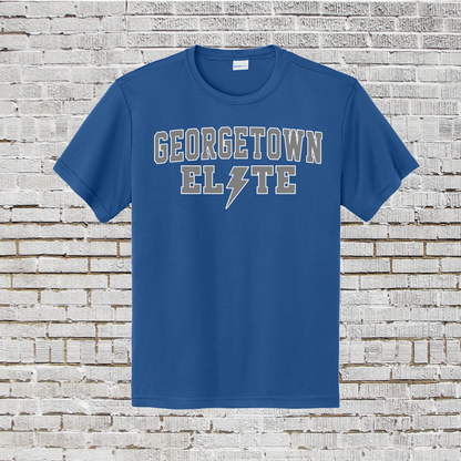 Royal Georgetown Elite Tee, Elite Blue Allstars Shirt, Georgetown Elite Blue TShirt