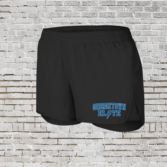 Elite Womens Shorts, Elite Softball Shorts, Ladies Georgetown Elite Running Shorts