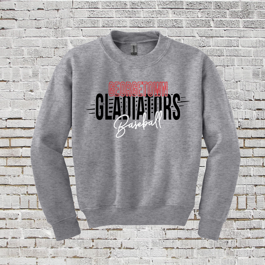 Gladiators Baseball Sweatshirt, Baseball Gladiators Sweat Shirt, Gladiators Baseball Spiritwear