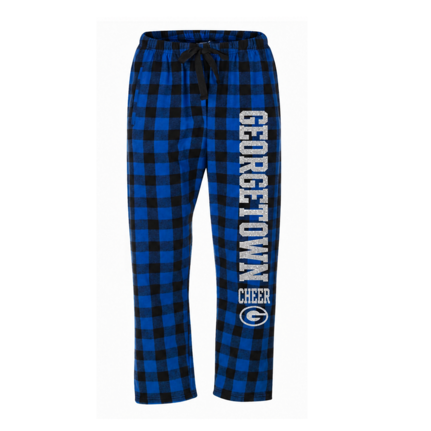 Georgetown Cheer Buffalo Plaid Pajama Pants