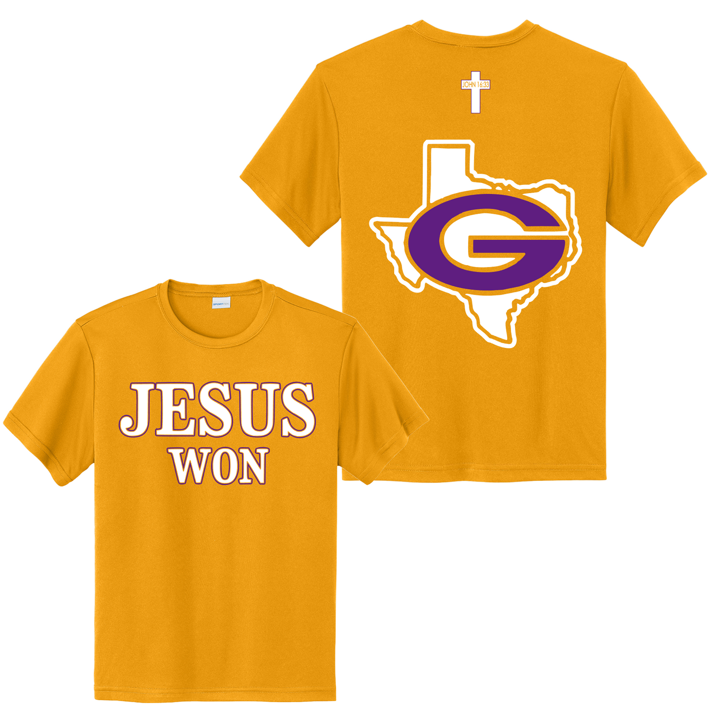 Jesus Won – Granger Spirit Tee