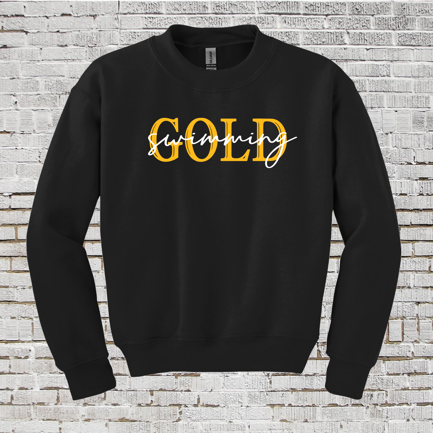 Gold Swimming Tshirt, Black Texas Gold Tee, Texas Gold Swimming Shirt, Texas Gold Sweatshirt