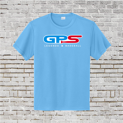 Light Blue Legends Tee, Legends Tshirt, Drifit Baseball Shirt