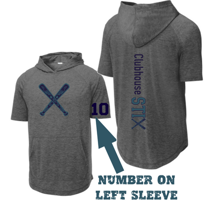 Hoodie Tee STIX Clubhouse Softball, STIX Softball Spirit Wear, STIX Softball Shirt