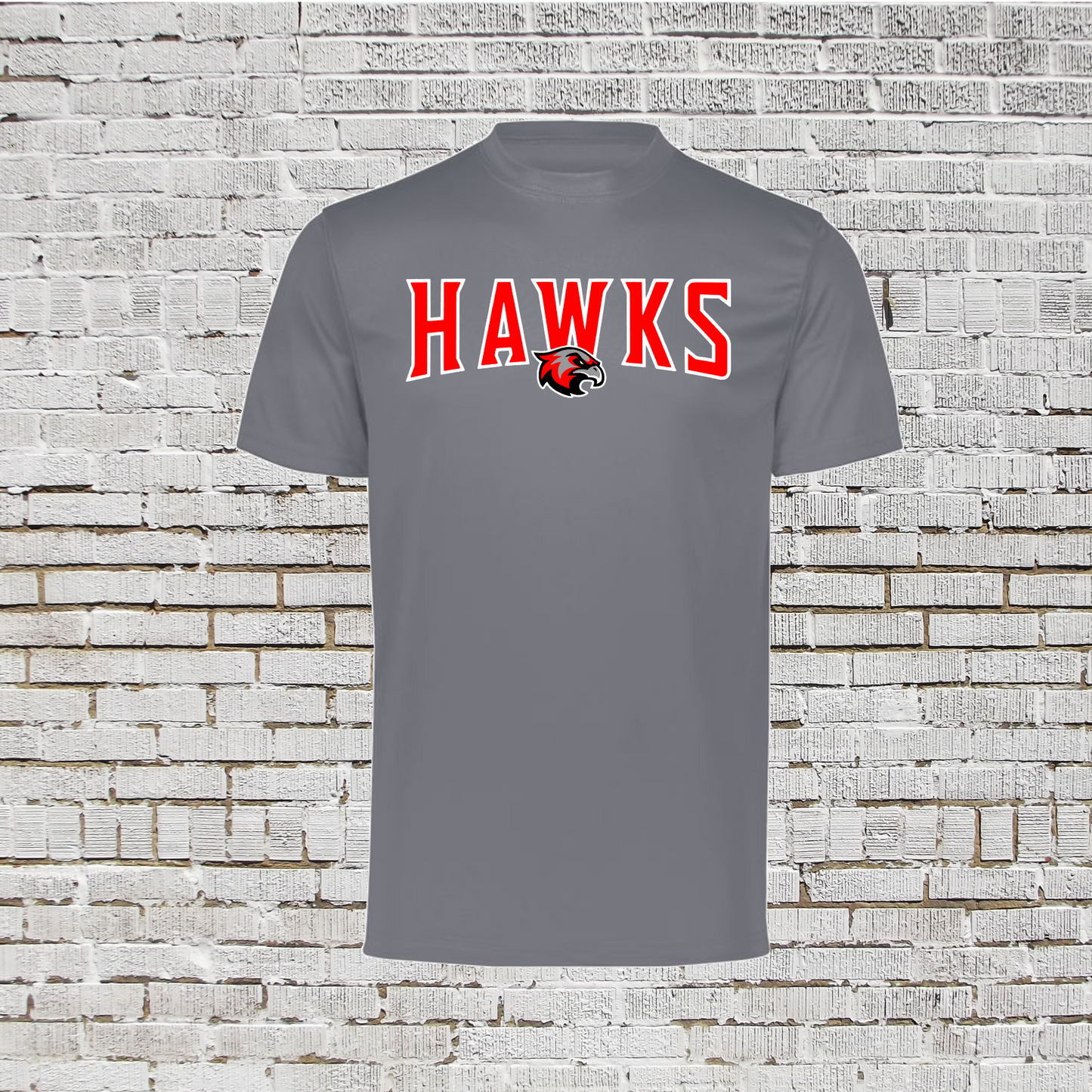 Hawks Baseball Tee, Hawks Baseball Shirt, Short Sleeve Hawks Drifit Shirt