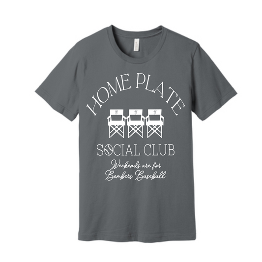 Bombers Baseball Home Plate Social Club Tshirt, Home Plate Social Club Tee, Home Plate Social Club Sweatshirt